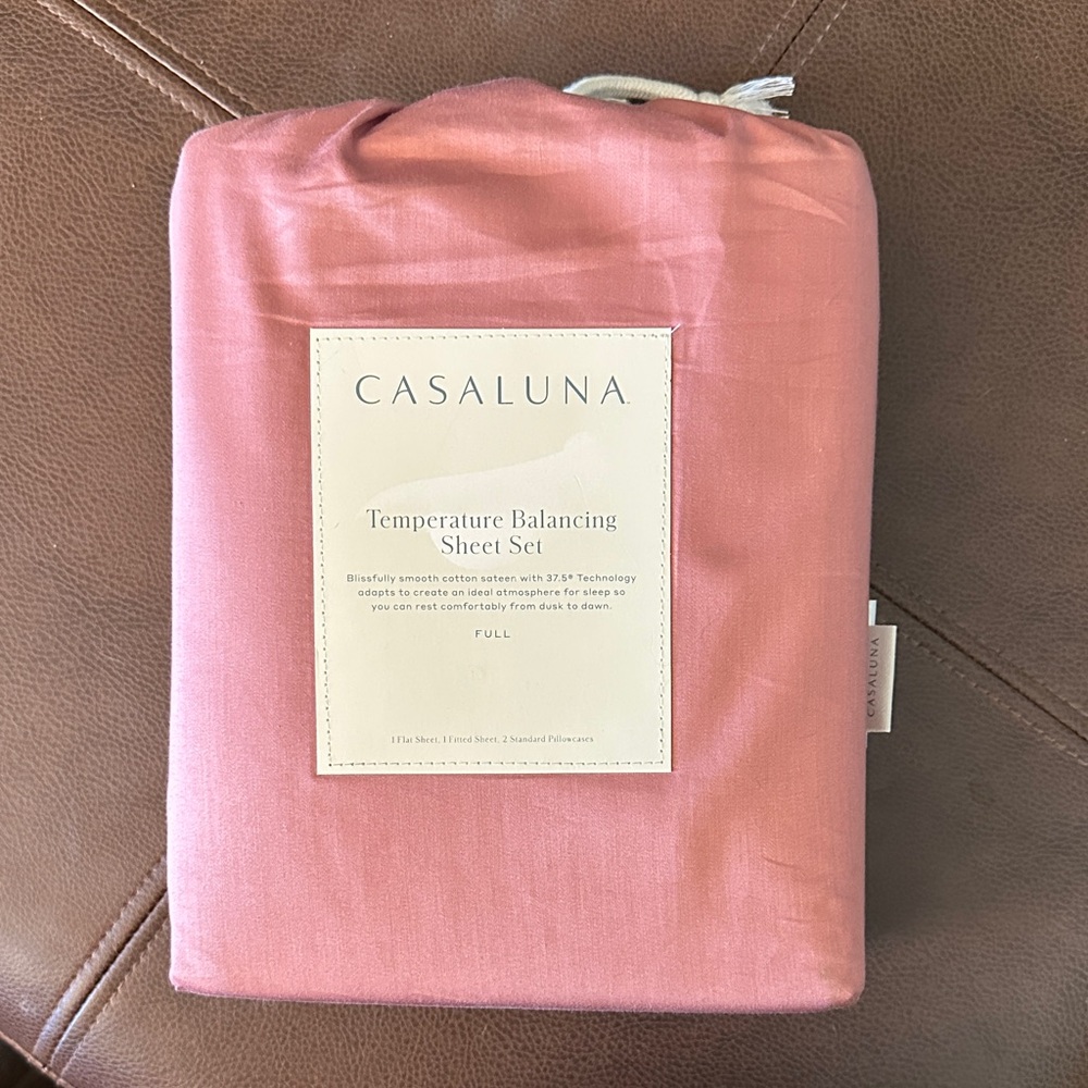 Casaluna Temperature Balancing Sheet Set in rose